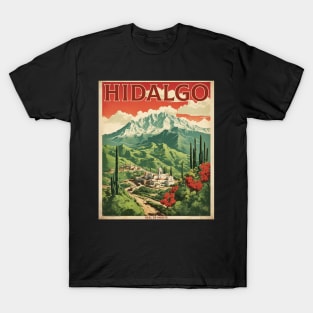 Real de Monte Hidalgo Mexico Vintage Tourism Travel T-Shirt